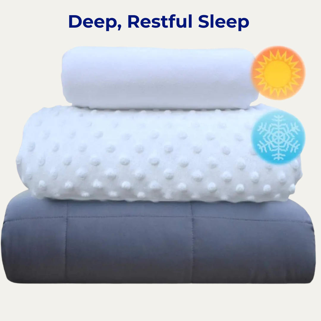 DeepCalm™ Weighted Blanket  20 lb Dual Cover