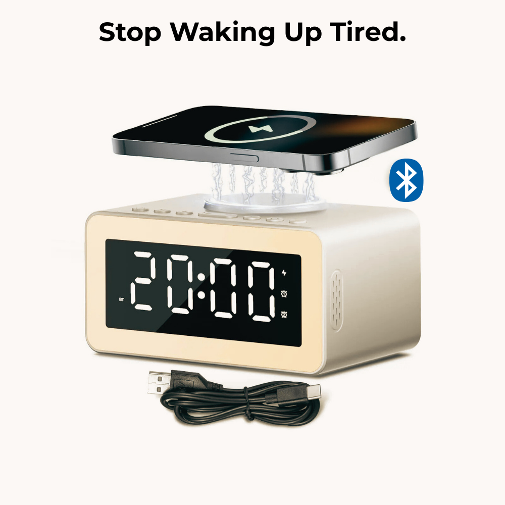 SleepDock™ Sound Machine & Wireless Charger