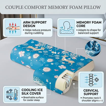 Couples Memory Foam Pillow