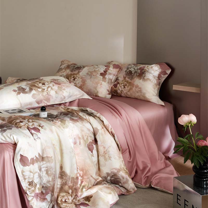 Botanical Bloom: 60S Digital Printed Tencel™ Lyocell Bedding Set