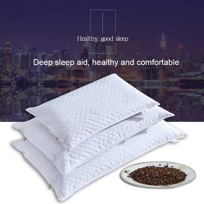Compact Organic Buckwheat Husk Support Pillow