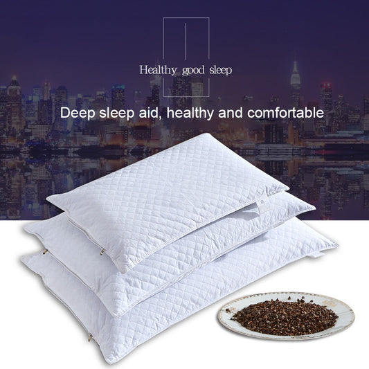 Compact Organic Buckwheat Husk Support Pillow