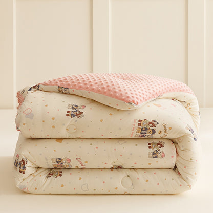 Beanie Velvet Soybean Fiber Duvet | A-Grade Knitted Cotton Quilt