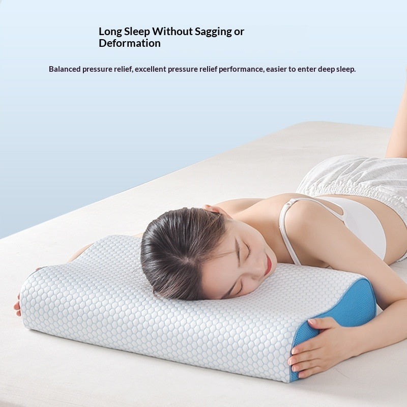 Graphene Infused Ergonomic Wave Memory Pillow