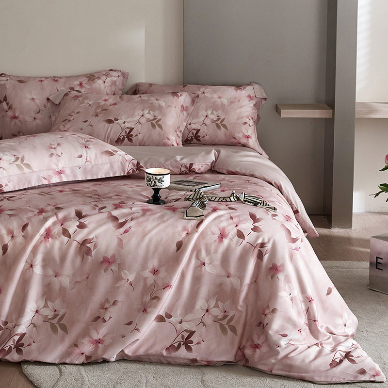 Botanical Bloom: 60S Digital Printed Tencel™ Lyocell Bedding Set