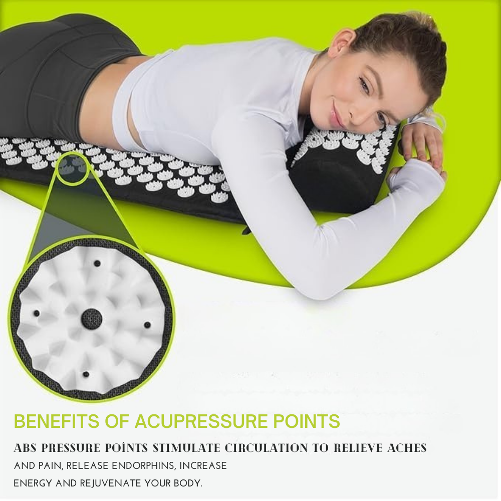 Acupressure Mat & Pillow Set