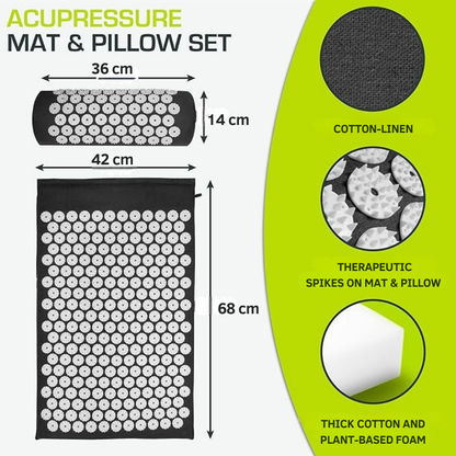 Acupressure Mat & Pillow Set
