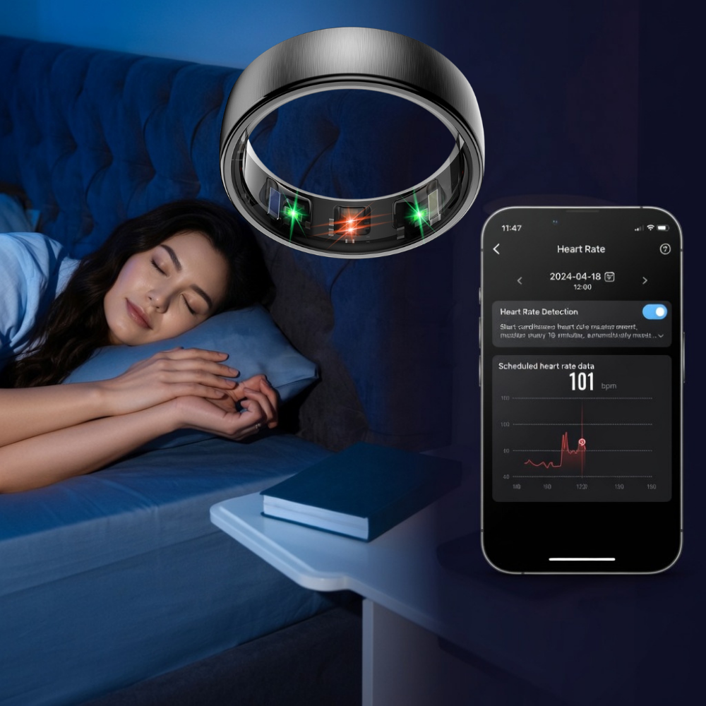 SleepSense™ Smart Ring – Sleep & Recovery Tracker