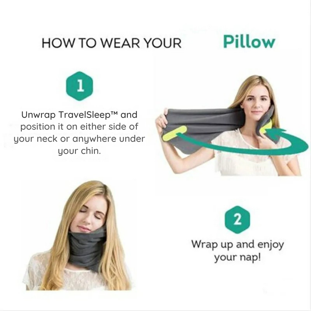 TravelSleep™ Head Support Scarf