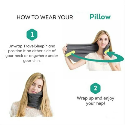 TravelSleep™ Head Support Scarf