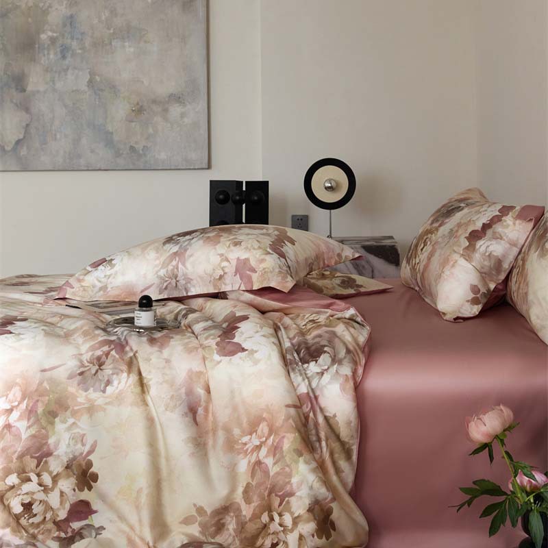 Botanical Bloom: 60S Digital Printed Tencel™ Lyocell Bedding Set