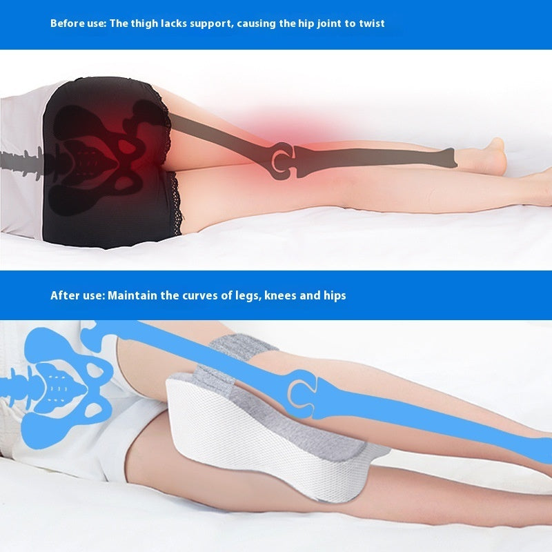 Memory Foam Knee Pillow with Adjustable Strap