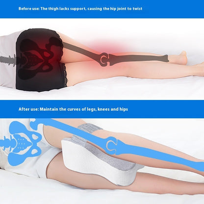 Memory Foam Knee Pillow with Adjustable Strap