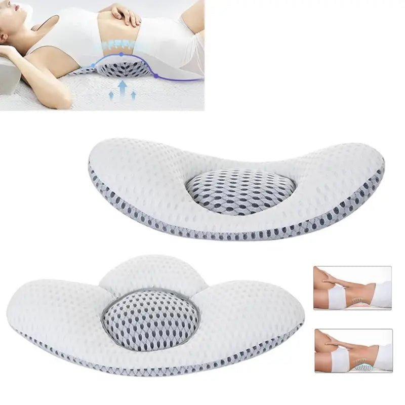 3D Buckwheat Lumbar Support Sleep Pillow