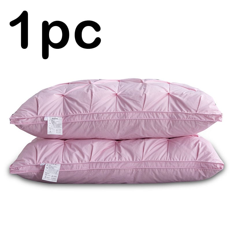 Apex Elite 95% Pure White Goose Down Pillow - 950g High-Density Cushioning (Single Piece - 48x74cm)