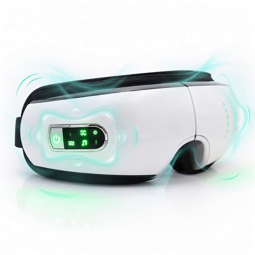 Smart Heated Eye Massager with Air Compression & Vibration