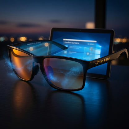 Amber Blue Light Blocking Glasses for Better Sleep