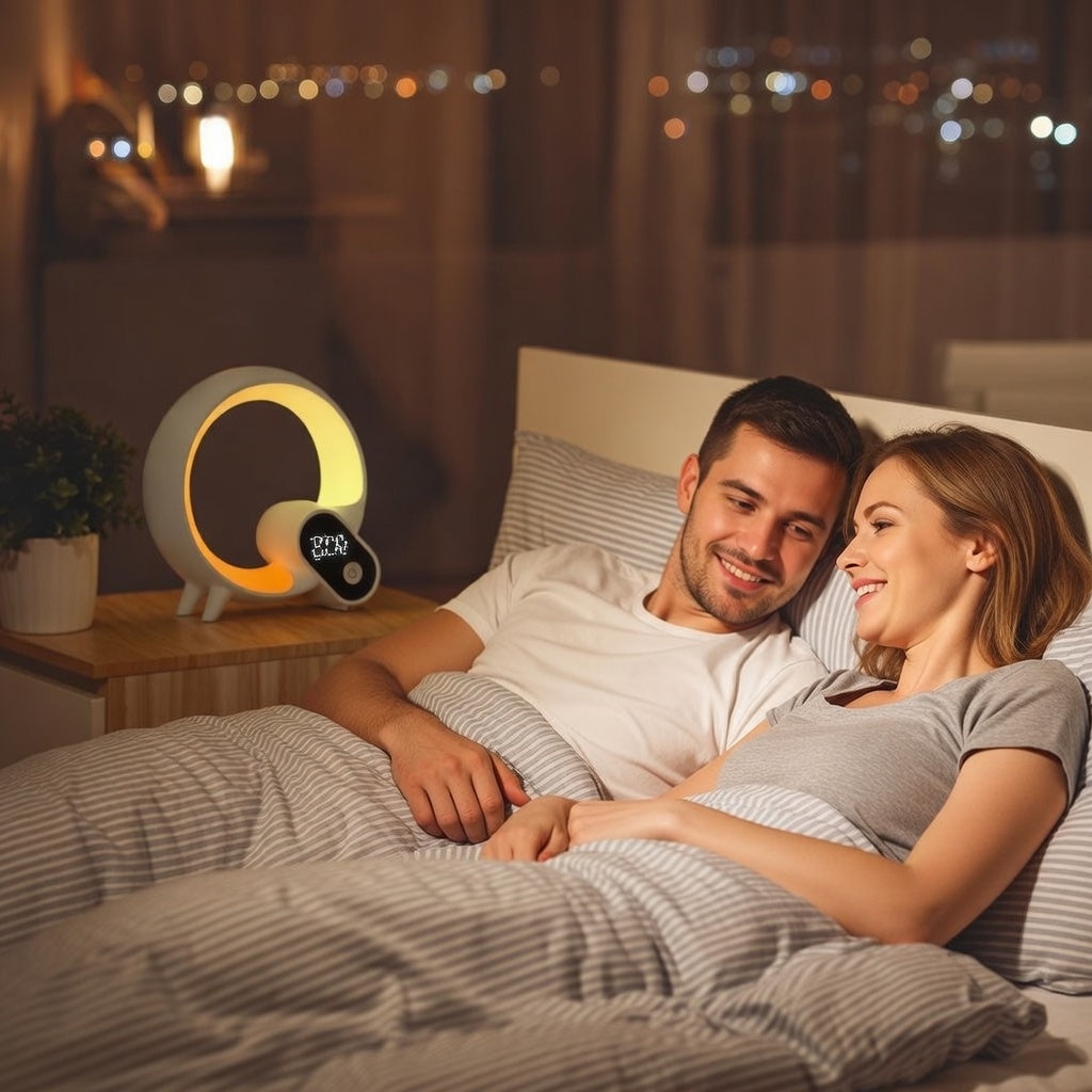 Smart Sunrise Alarm Clock with White Noise, Bluetooth Speaker & RGB Sleep Light