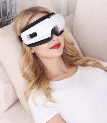 Smart Heated Eye Massager with Air Compression & Vibration