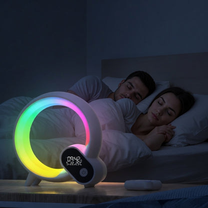 Smart Sunrise Alarm Clock with White Noise, Bluetooth Speaker & RGB Sleep Light