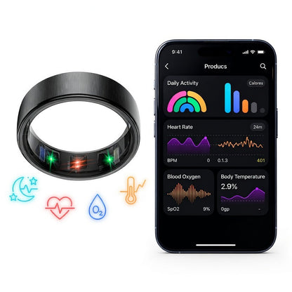 SleepSense™ Smart Ring – Sleep & Recovery Tracker