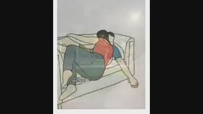 Couples Cuddle Pillow  Arm Relief Arch Pillow for Side Sleeping Couples